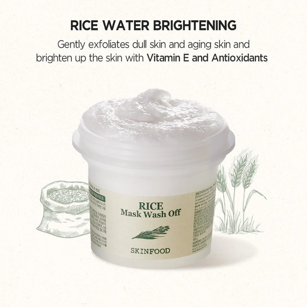 SKINFOOD Rice Mask Wash Off - Picture 4 of 7